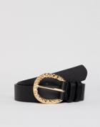 Stradivarius Chain Detail Belt - Black