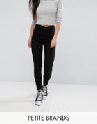 New Look Petite Disco Jeans - Black