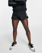 Adidas Running Own The Run Slit Shorts In Black