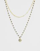 & Other Stories Duo Chain Pendant Necklace In Gold - Gold
