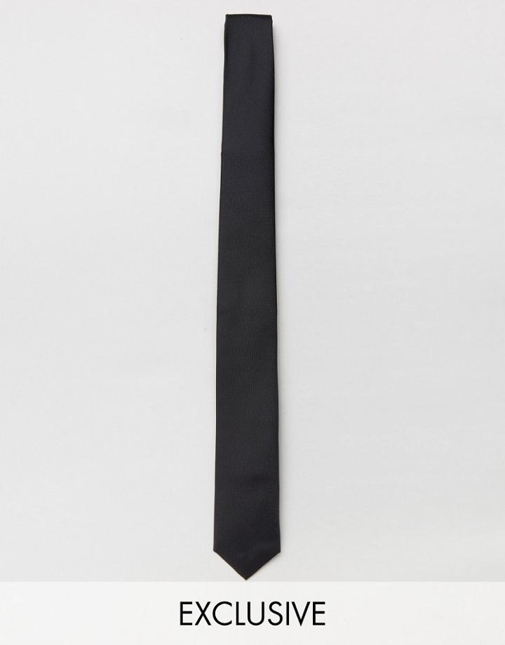 Heart & Dagger Blade Tie - Black