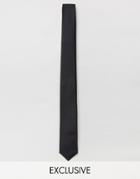 Heart & Dagger Blade Tie - Black