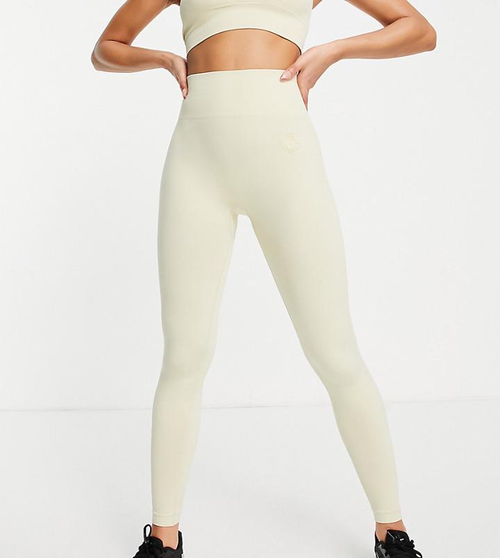 Gympro Apparel Flow Sports Leggings In Cream-white