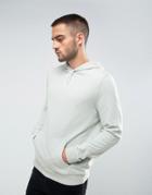 New Look Hoodie With Pocket In Light Green - Gray