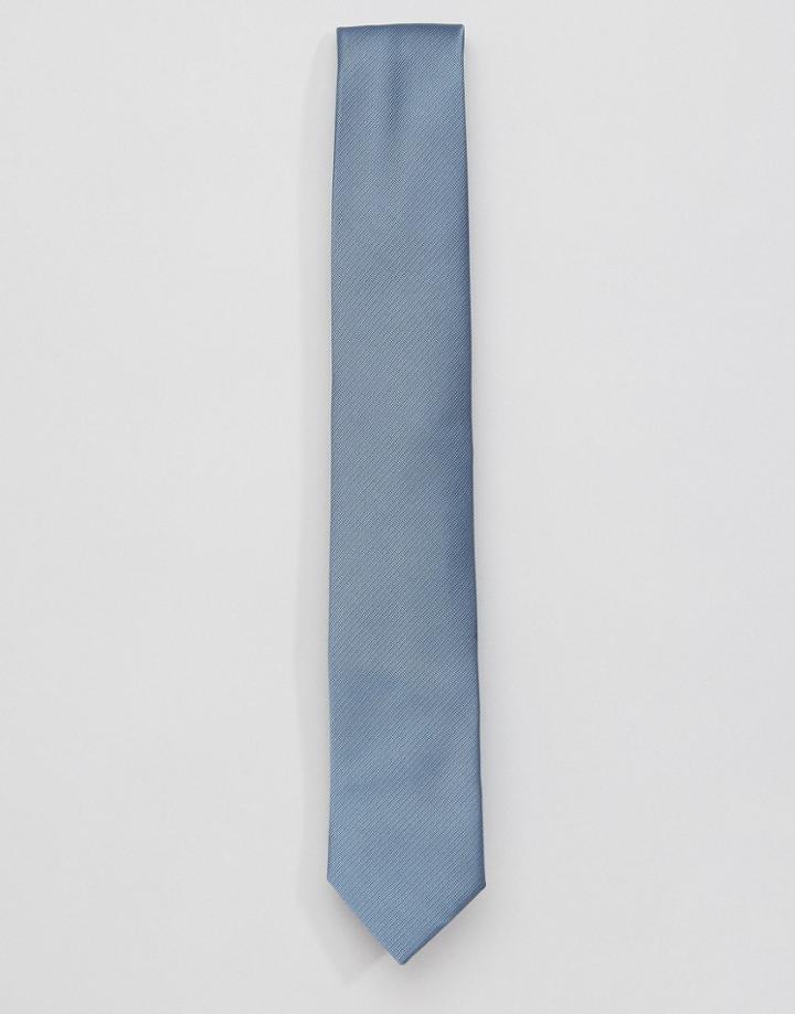 Asos Tie In Blue - Blue