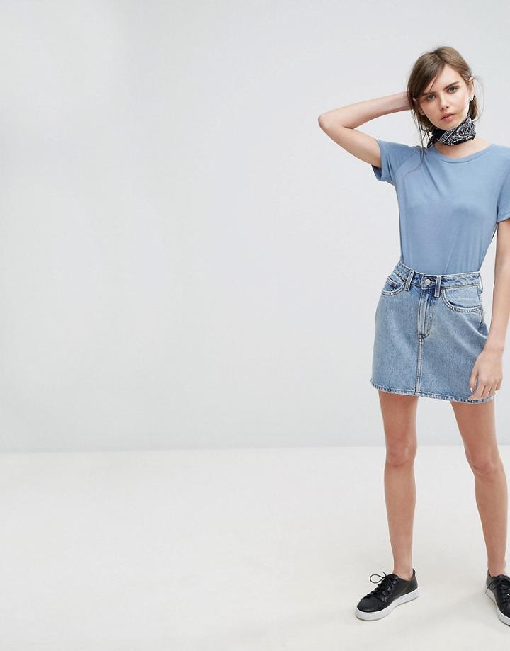 Weekday Wend Skirt - Blue