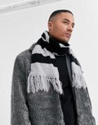 Nicce Scarf In Black With Large Logo