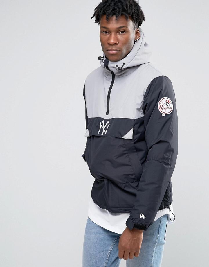 New Era Yankees Overhead Jacket - Navy