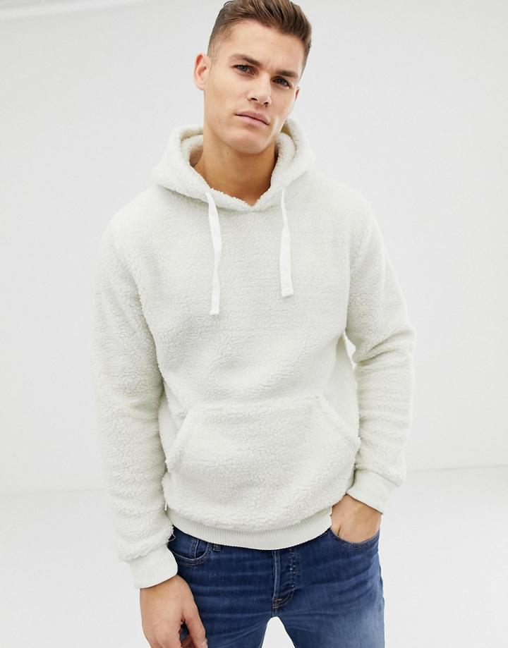 Brave Soul Overhead Fleece Hoodie-green