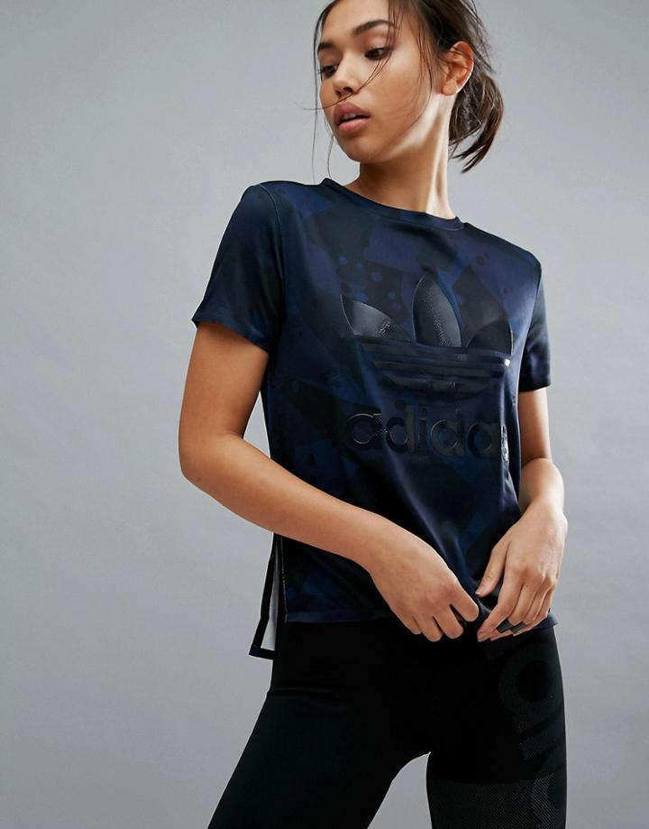 Adidas Logo T-shirt - Navy