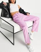 Vero Moda Tailored Straight Leg Pants In Pink - Part Of A Set