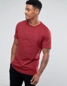 Puma Archive Embossed Logo T-shirt In Red 57450709 - Red