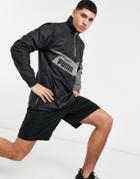 Puma Training 1/4 Zip Jacket In Balck-black