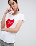 In Wear Follow Your Heart T-shirt - White