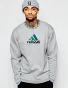 Adidas Originals Equipment Logo Sweatshirt - Gray