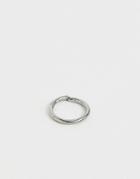Designb Nose Ring In Silver