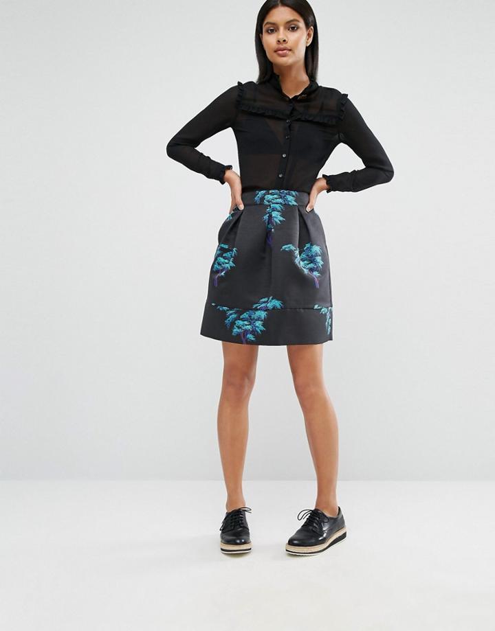 Essentiel Antwerp Morto Flared Skirt - Multi