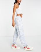 Guess Cargo Chino Pants In Blue Tie Dye