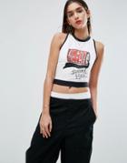 Reebok X Local Heroes Cropped Tank Top In White