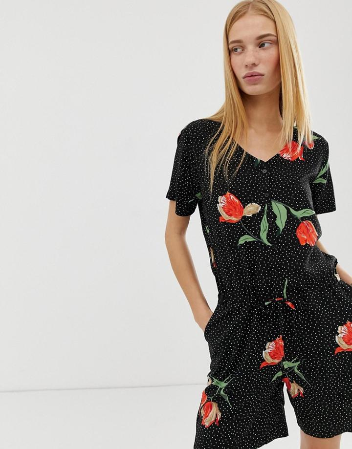 B.young Floral Romper - Multi