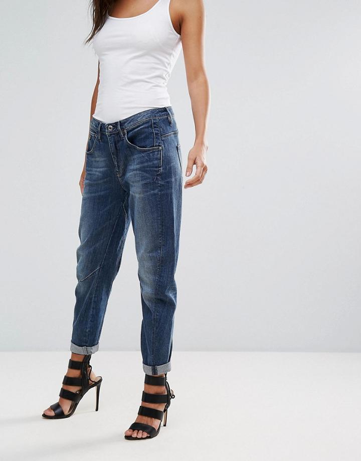 G-star Be Raw Arc 3d Low Rise Boyfriend Jean - Blue