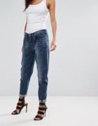G-star Be Raw Arc 3d Low Rise Boyfriend Jean - Blue