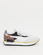Puma Future Rider Sneakers In Animal Print-multi