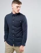 Jack & Jones Core Shirt In Slim Fit Jersey Cotton - Navy