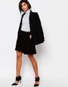 Vero Moda Tailored Skater Skirt - Navy