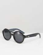 Minkpink Round Sunglasses - Black