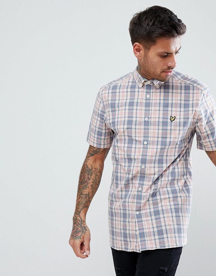 Lyle & Scott Check Shirt In Pink - Pink