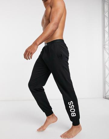 Boss Bodywear Logo Sweatpants In Black