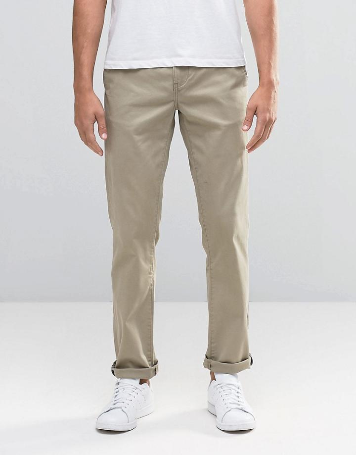 Wrangler Chino In Camel - Brown