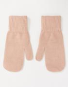 Svnx Knitted Mittens In Pink