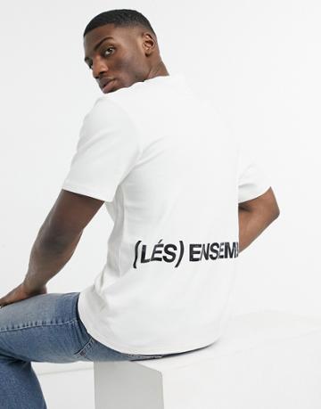 River Island Les Ensemble T-shirt In White