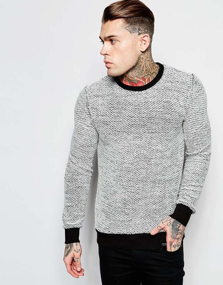 Criminal Damage Sweatshirt In Reverse Weave