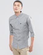 Brixton Shirt With Front Pocket In Regular Fit - Gray