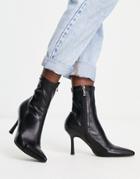 Raid Renata Stiletto Heel Ankle Boots In Black