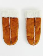 B.young Mitten Gloves - Beige