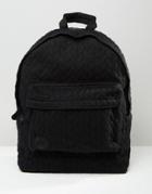 Mi-pac Jersey Rope Backpack In Black - Black