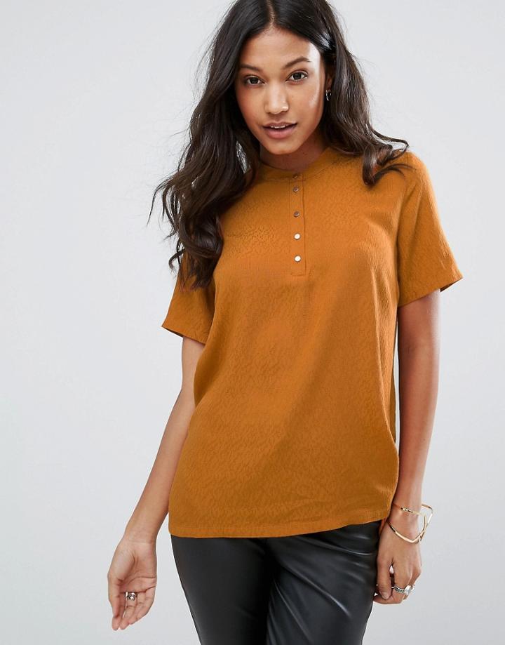 Vila Polo Shirt - Copper
