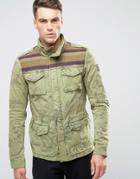 Scotch And Soda Camouflage Jacket - Green