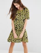 Ymc Floral Printed Swing Dress