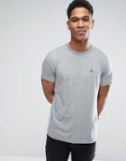 Psycho Bunny Crew Neck Marl T-shirt - Gray