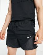 Nike Running Dri-fit Run Division Flex Stride 5-inch Shorts In Black
