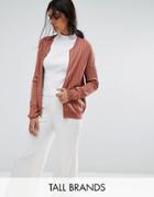 Adpt Tall Fiesta Knit Bomber Cardi - Copper