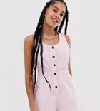Collusion Popper Front Romper - Pink