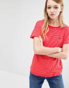 Fred Perry Classic Stripe T-shirt - Red