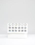 Asos Jewelled Clutch Bag - White