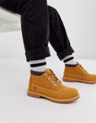 Timberland Nellie Chukka Leather Ankle Boots In Wheat Beige-neutral